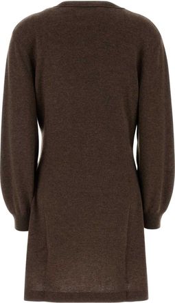 Lisa Yang Womens Abrielle Sweater Dress Brown Cashmere