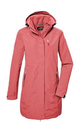 Killtec Parka KILLTEC KOS 30 WMN PRK, Damen, Gr. 36, rot (hellrot), Obermaterial: 100% Polyester;Futter: 100% Polyester, Jacken Parka, Funktionsparka: wasser-