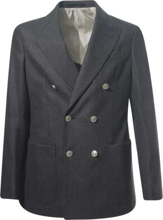 Eleventy Abito Doppiopetto - - Suits - Uomo - Nero - XL