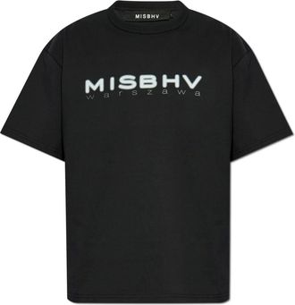 Misbhv Misbhv, Tops, Heren, Zwart, XL, Katoen, Logo T-shirt