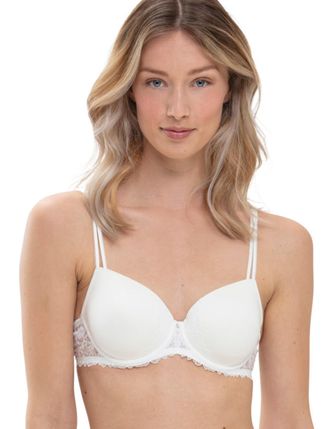 Mey Mey Womens 74284 Luxurious Bi-Stretch Bra - White Polyamide - Size 38DD
