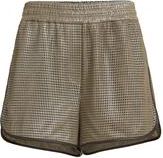 Brunello Cucinelli Leather shorts in Khaki at Nordstrom, Size 36 It