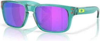Oakley Junior zonnebril in Transparant Groen/Prizm Violet - unisex - Zonnebrillen - Groen - 50 MM - Accessoires