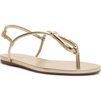 Arezzo Ramona Slingback Sandal in Platino at Nordstrom, Size 6.5