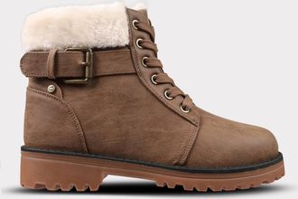 Lamofootwear Womens Lace-Up Boot In Brown