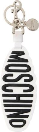 Moschino Logo Sport Keyring - Dames - Sleutelhangers & Tashangers - Wit - ONE Size - Accessoires