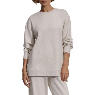 Varley Charter Oversize Sweatshirt in Ivory Marl at Nordstrom Rack, Size Medium