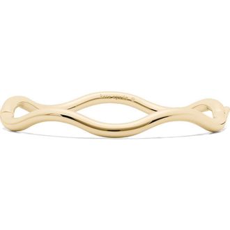 Kate Spade New York wave thin bangle bracelet in Gold. at Nordstrom