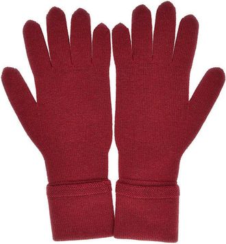 Emporio Armani Wool gloves with Eagle embroidery Woman S