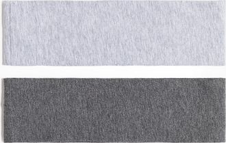 H&M 2er-Pack Jersey-Haarbänder - Grau