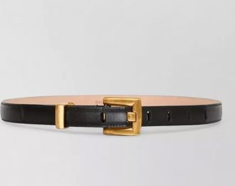 Balmain anthem calfskin belt adjustable length