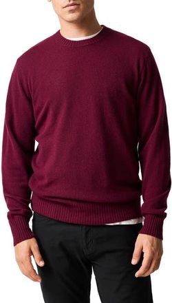 Rodd & Gunn Stewart Island Wool & Cahsmere Crewneck Sweater in Burgundy at Nordstrom, Size Xxx-Large