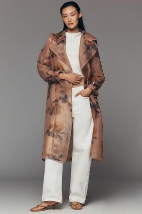NVLT Organza Trench Coat Jacket