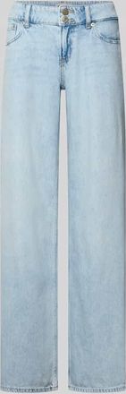 Only Wide Leg Jeans aus reiner Baumwolle Modell EZRA in Jeansblau, Gr&ouml;&szlig;e 26/32