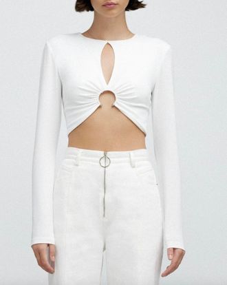 Significant Other Audrey Top In White