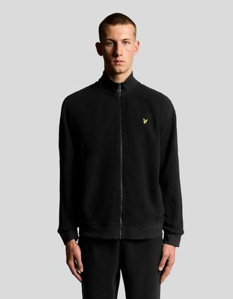 Lyle & Scott Lyle And Scott Mens Polar Fleece Track Jacket - Black - Size: 40/Regular