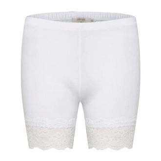 Cream Matilda Biker Shorts - Dames - Korte broeken - Wit - Maat: 2XL Katoen