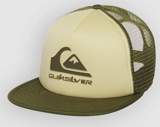 Quiksilver Classic Foam M&W Trucker Youth Kids Cap groen