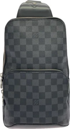 Louis Vuitton Graphite Coated Canvas Shoulder Bag (Pre-Owned)