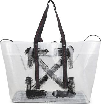 Off-white arrow-motif tote bag