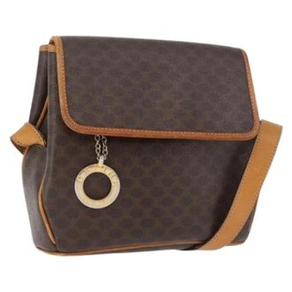 Celine Pre-owned Cross Body Bags, female, Brown, Size: ONE SIZE Pre-owned Vintage Shoulder Bag