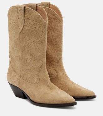 Isabel Marant Duerto suede cowboy boots