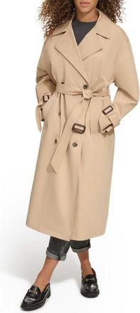 Levi's Belted Long Trench Coat in Khaki at Nordstrom, Size X-Large