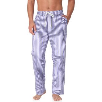 Bedhead Pajamas Stripe Cotton Pajama Pants in Navy 3D Stripe at Nordstrom, Size Xx-Large