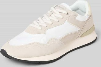 Hoff Sneaker aus Leder-Mix Modell City in Hellgrau, Gr&ouml;&szlig;e 40