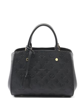Louis Vuitton Borsa tote Montaigne BB con monogramma 2015 - Nero