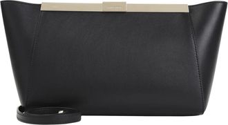 Giorgio Armani Tassen, Dames, Zwart, ONE Size, Leer, Klapzak