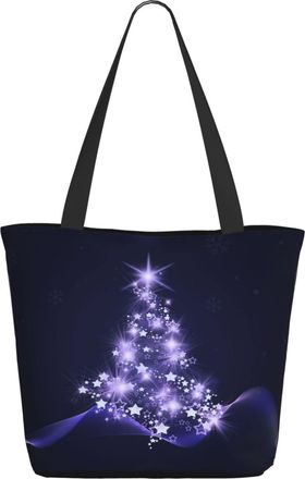 AOOEDM Merry Christmas Xmas Tree Ladies Shopping Bag 13x11x7in.The Perfect ValentineS Day Gift.It Is The Best ValentineS Day Gift For Mom, Daughter, Wife,Etc