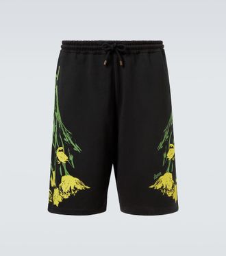 Loewe Floral cotton shorts