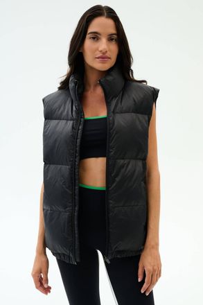 SPLITS59 Summit Puffer Vest In Black