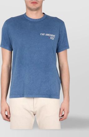 Fay crewneck t-shirt graphic print