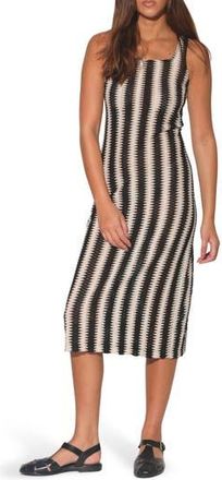 Walter Baker Cassy Openwork Cotton Body-Con Dress in Stripe Crochet at Nordstrom Rack, Size X-Small