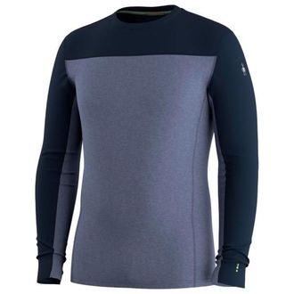 Smartwool Classic Merino Base Layer Colorblock Crew Merinounterw&auml;sche f&uuml;r Herren | blau