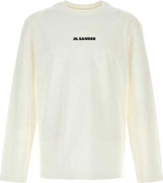 Jil Sander White Logo T-Shirt