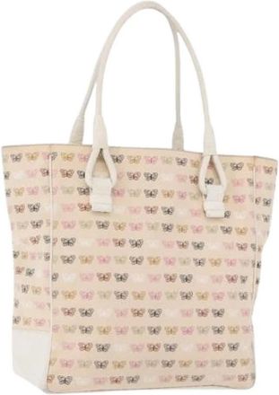 Bottega Veneta Pre-owned Vintage Tote Bag - Dames - Vintage Shopper - Beige - ONE Size - Leer - Vintage