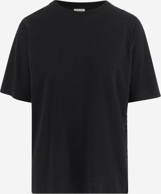 Dries Van Noten Black Cotton T-shirt