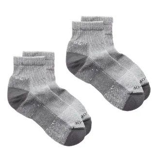 Rei Co-Op COOLMAX EcoMade Ultralight Hiking Quarter Socks - 2 Pairs Gray L