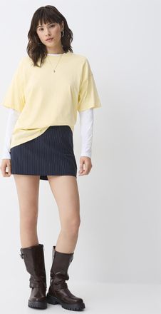 Twik Womens Striped straight miniskirt