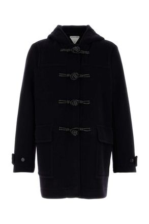 Bottega Veneta Midnight Blue Wool Duffle Coat
