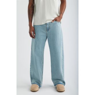 Elwood Released Hem Baggy Denim Pants in Classic Indigo at Nordstrom, Size 30