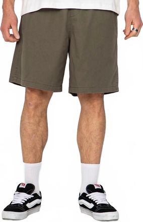 Obey Clothing Theo Easy Shorts In Olive