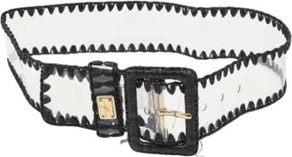 Dolce & Gabbana Pre-owned Belts, female, White, Size: ONE SIZE Pre-owned Fabric belts