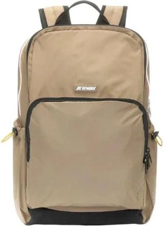 K-Way Gizy Rugzak - Heren - Rugzakken - Beige - ONE Size - Polyester - Tassen