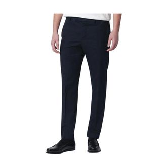 PT01 Pt01 - Geklede Broek met Getailleerde Pasvorm - Heren - Broeken - Blauw - Maat: 2XL Leer