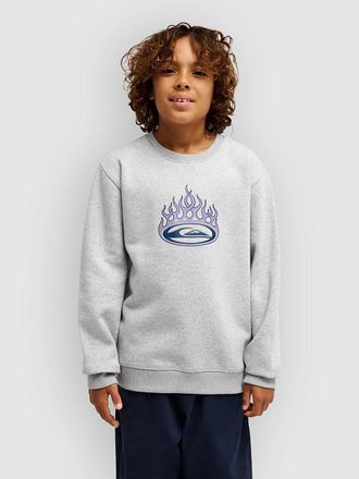 Quiksilver Graphic Crew Kids Sweater grijs