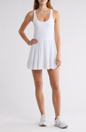 Beyond Yoga Score Pleated Minidress in True White at Nordstrom Rack, Size X-Small